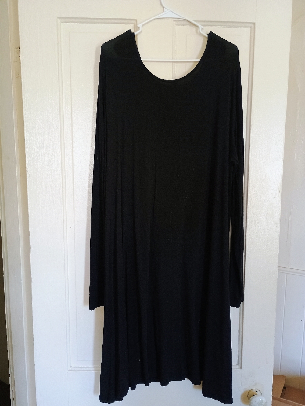 Old Navy Black Long Sleeve Swing Dress XXL Tall